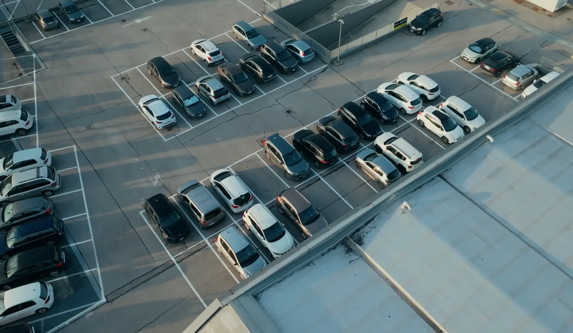Parkplatz im Freien