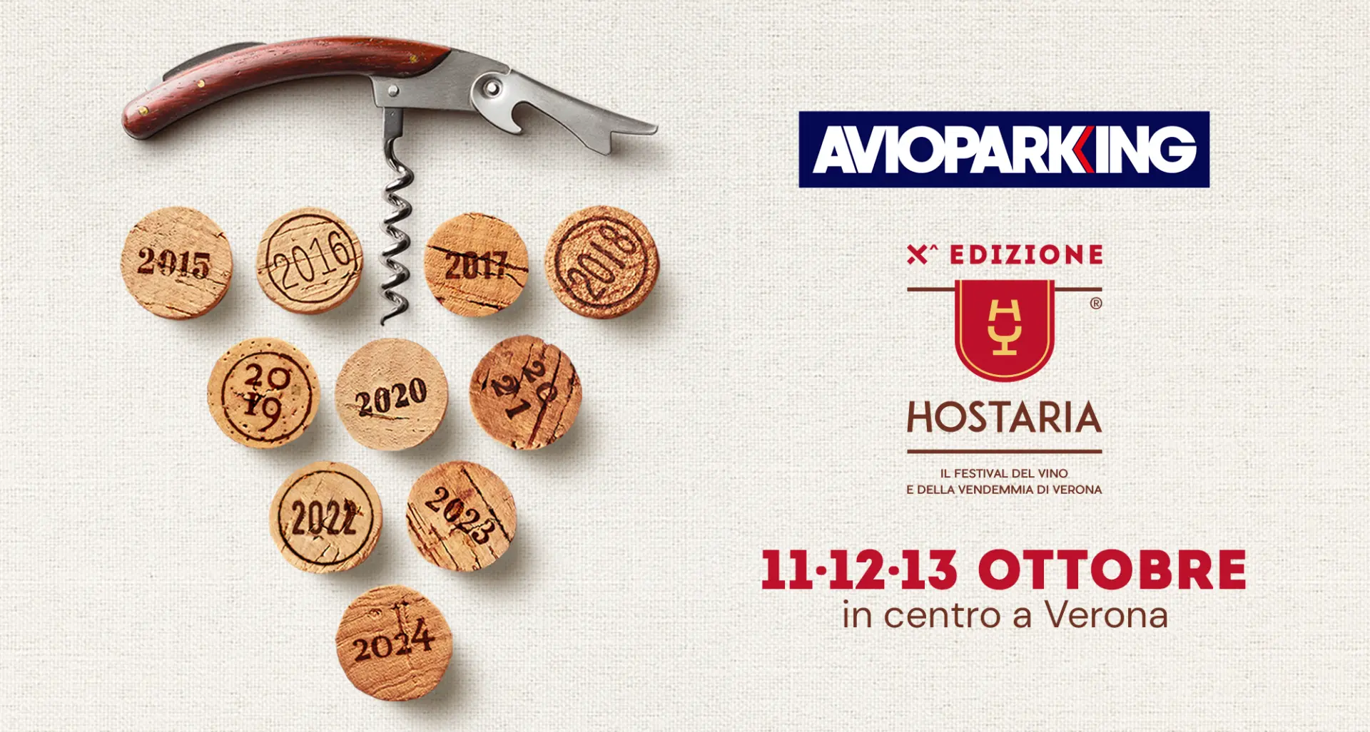 AVIOPARKING ist Main Sponsor von HOSTARIA